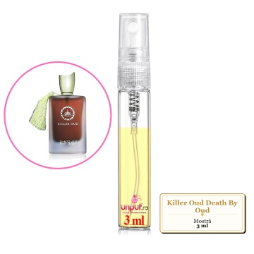 Mostra fiola din Parfumul Killer Oud Death By Oud, decant sticla cu pulverizator - Img 3