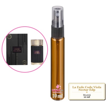 Mostra fiola din Parfumul La Fede Code Viola Nectar Edp, decant sticla cu pulverizator - Img 3
