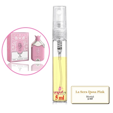 Mostra fiola din Parfumul La Sera Dana Pink, decant sticla cu pulverizator - Img 4