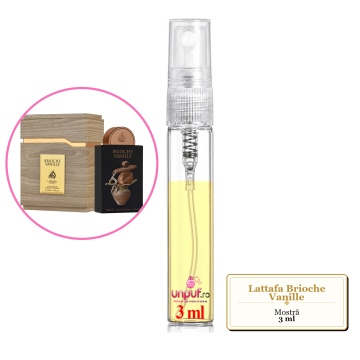 Mostra fiola din Parfumul Lattafa Brioche Vanille, decant sticla cu pulverizator - Img 2