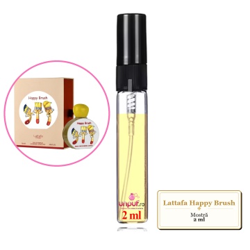 Mostra fiola din Parfumul Lattafa Happy Brush, decant sticla cu pulverizator - Img 2