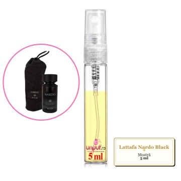 Mostra fiola din Parfumul Lattafa Nardo Black, decant sticla cu pulverizator - Img 4