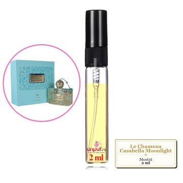 Mostra fiola din Parfumul Le Chameau Casabella Moonlight, decant sticla cu pulverizator