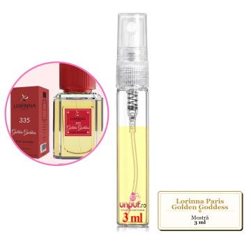 Mostra fiola din Parfumul Lorinna Paris Golden Goddess, decant sticla cu pulverizator - Img 2