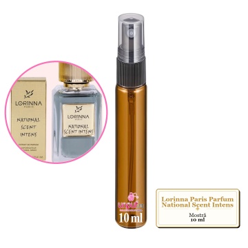 Mostra fiola din Parfumul Lorinna Paris National Scent Intens, decant sticla cu pulverizator - Img 4