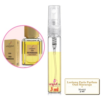 Mostra fiola din Parfumul Lorinna Paris Oud Maracuja, decant sticla cu pulverizator - Img 2