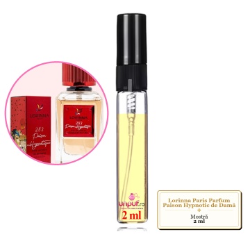 Mostra fiola din Parfumul Lorinna Paris Paison Hypnotic de Damă, decant sticla cu pulverizator