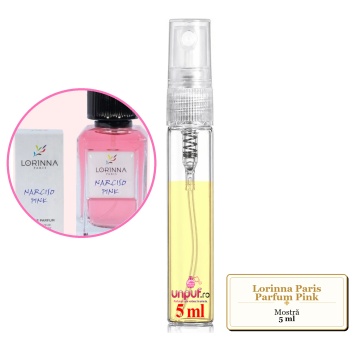Mostra fiola din Parfumul Lorinna Paris Pink, decant sticla cu pulverizator - Img 3