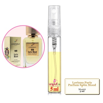 Mostra fiola din Parfumul Lorinna Paris Satin Mood, decant sticla cu pulverizator - Img 3