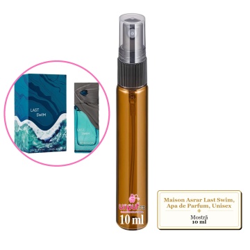 Mostra fiola din Parfumul Maison Asrar Last Swim, Apa de Parfum, Unisex, decant sticla cu pulverizator