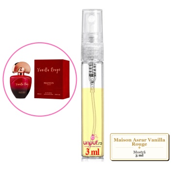 Mostra fiola din Parfumul Maison Asrar Vanilla Rouge, decant sticla cu pulverizator - Img 3
