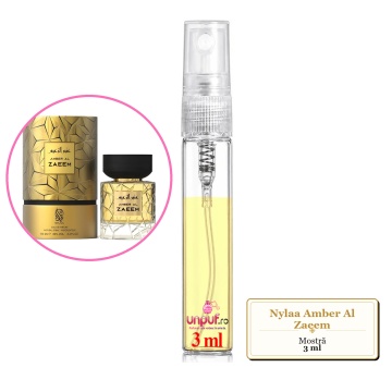 Mostra fiola din Parfumul Nylaa Amber Al Zaeem, decant sticla cu pulverizator - Img 3