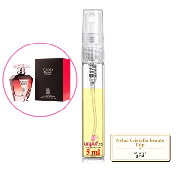 Mostra fiola din Parfumul Nylaa Cristalla Beaute Edp, decant sticla cu pulverizator - Img 4