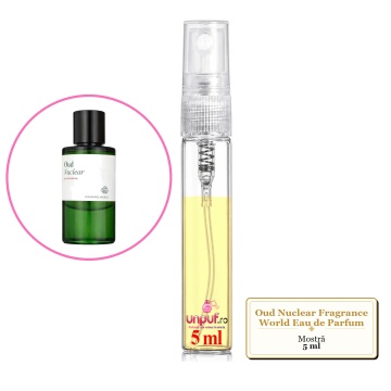 Mostra fiola din Parfumul Oud Nuclear Fragrance World Eau de Parfum, decant sticla cu pulverizator - Img 2
