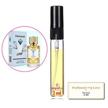 Mostra fiola din Parfumul Parfumat 775 Love, decant sticla cu pulverizator