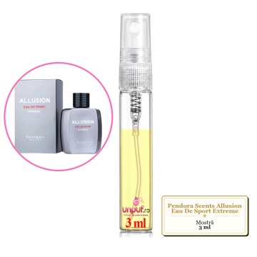 Mostra fiola din Parfumul Pendora Scents Allusion Eau De Sport Extreme, decant sticla cu pulverizator - Img 3