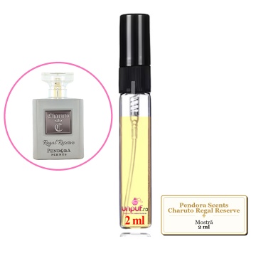 Mostra fiola din Parfumul Pendora Scents Charuto Regal Reserve, decant sticla cu pulverizator - Img 2