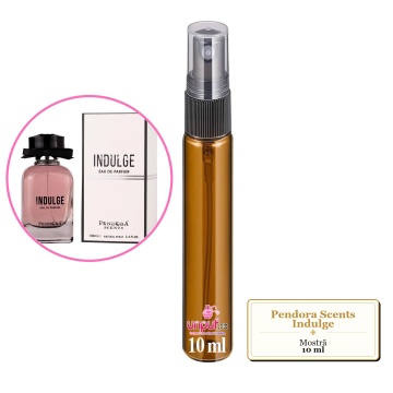 Mostra fiola din Parfumul Pendora Scents Indulge, decant sticla cu pulverizator