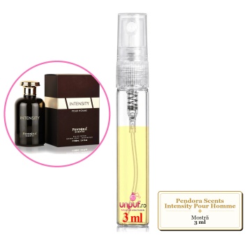 Mostra fiola din Parfumul Pendora Scents Intensity Pour Homme, decant sticla cu pulverizator - Img 3
