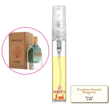 Mostra fiola din Parfumul Pendora Scents Megaron, decant sticla cu pulverizator - Img 3