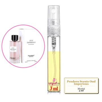 Mostra fiola din Parfumul Pendora Scents Oud Imperious, decant sticla cu pulverizator - Img 3