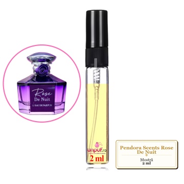 Mostra fiola din Parfumul Pendora Scents Rose De Nuit, decant sticla cu pulverizator - Img 2