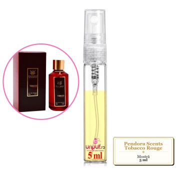 Mostra fiola din Parfumul Pendora Scents Tobacco Rouge, decant sticla cu pulverizator - Img 4
