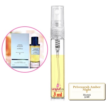 Mostra fiola din Parfumul Privezarah Amber Night, decant sticla cu pulverizator - Img 3