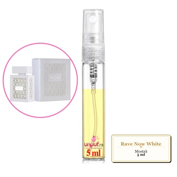 Mostra fiola din Parfumul Rave Now White, decant sticla cu pulverizator - Img 4
