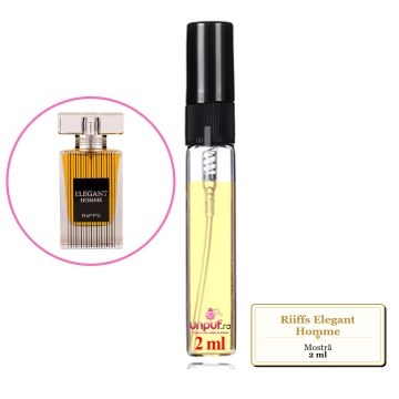 Mostra fiola din Parfumul Riiffs Elegant Homme, decant sticla cu pulverizator - Img 1