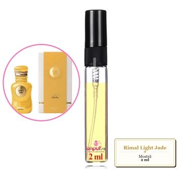 Mostra fiola din Parfumul Rimal Light Jade, decant sticla cu pulverizator - Img 2