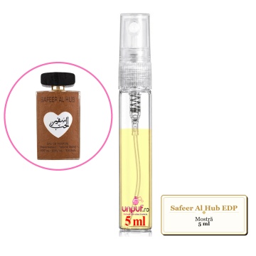Mostra Fiola Din Parfumul Safeer Al Hub Eau De Parfum, Decant Sticla Cu Pulverizator - Img 3