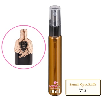 Mostra fiola din Parfumul Samah Onyx Riiffs, Barbati, decant sticla cu pulverizator - Img 4