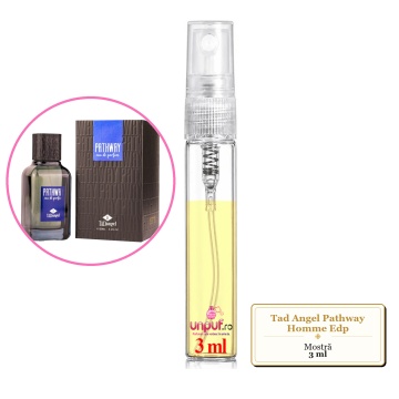 Mostra fiola din Parfumul Tad Angel Pathway Homme Edp, decant sticla cu pulverizator - Img 3