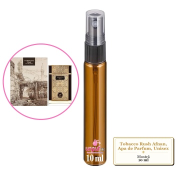 Mostra fiola din Parfumul Tobacco Rush Afnan, Apa de Parfum, Unisex, decant sticla cu pulverizator