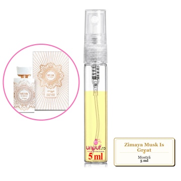 Mostra fiola din Parfumul Zimaya Musk Is Great, decant sticla cu pulverizator - Img 4