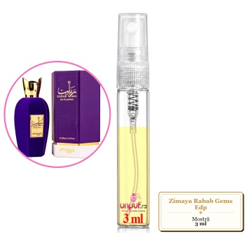 Mostra fiola din Parfumul Zimaya Rabab Gems Edp, decant sticla cu pulverizator - Img 2