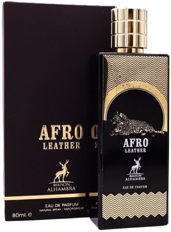 Parfum Afro Leather Maison Alhambra 80 ml, Apa De Parfum, Unisex - Img 5