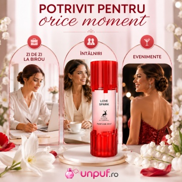 Parfum Alhambra Love Spark Body Mist 250 ml ,arăbesc , Damă - Img 5