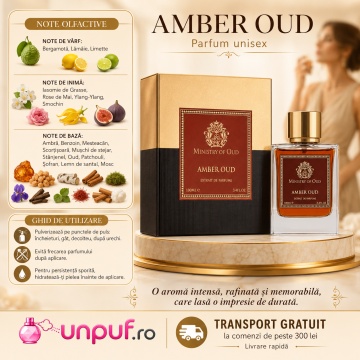 Parfum Amber Oud Ministry Of Oud 100 ml, Extract De Parfum, Unisex - Img 9