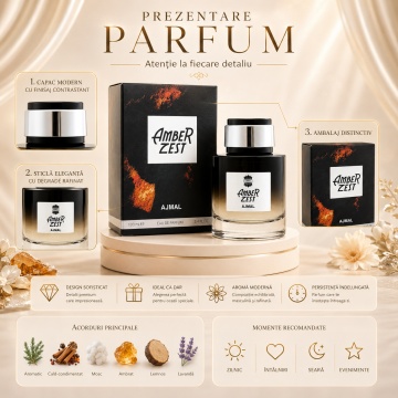 Parfum Arăbesc Ajmal Amber Zest 100 ml, Damă, edp - Img 3