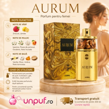 Parfum Arăbesc Ajmal Aurum 75 ml, Damă, edp - Img 9