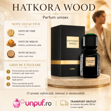 Parfum Arăbesc Ajmal Hatkora Wood 50 ml, Damă, edp - Img 9