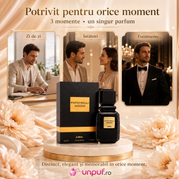 Parfum Arăbesc Ajmal Patchouli Wood 50 ml, Damă, edp - Img 6