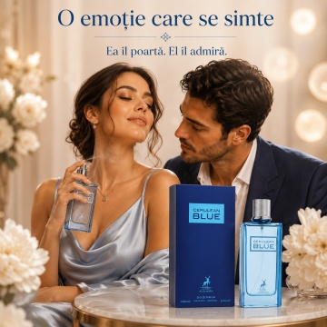 Parfum Arăbesc Alhambra Cerulean Blue Maison Alhambra 100 ml, Apă de Parfum Unisex, Damă și Bărbat, Aromă Acvatic Proaspătă, Inspirat Cool Water Wave - Img 5