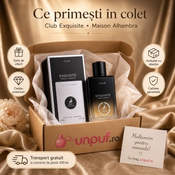Parfum Arăbesc Alhambra Exquisite Club Maison Alhambra 100 ml, Apă de Parfum Bărbați, Aromă Oriental Modernă, Inspirat Gentleman Society - Img 4