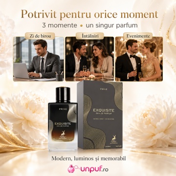 Parfum Arăbesc Alhambra Exquisite Prive Maison Alhambra 100 ml, Apă de Parfum Bărbați, Aromă Oriental Modernă, Inspirat Reserve Privee - Img 6