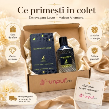 Parfum Arăbesc Alhambra Extravagant Lover Maison Alhambra 100 ml, Apă de Parfum Unisex, Damă și Bărbat, Aromă Oriental Modernă, Inspirat Green Stravaganza - Img 4