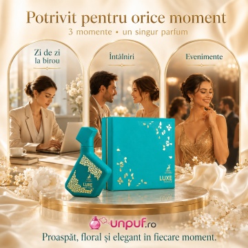 Parfum Arăbesc Alhambra Luxe Emerald Maison Alhambra 100 ml, Apă de Parfum Unisex, Damă și Bărbat, Aromă Oriental Modernă, Inspirat Greenwich Village - Img 6