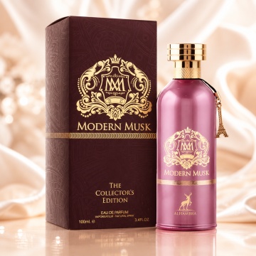 Parfum Arăbesc Alhambra Modern Musk Maison Alhambra 100 ml, Apă de Parfum Unisex, Damă și Bărbat, Aromă Mosc Floral Curat, Inspirat Morning Muscs